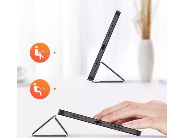 Dux Ducis Domo-skal till iPad 10,9'' 2022 (10:e gen.) smart cover/stativ - svart