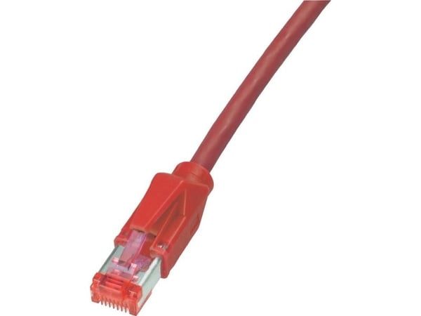 EFB Elektronik K8708RT.5, 5 m, Cat6a, S/FTP (S-STP), RJ-45, RJ-45, Rød