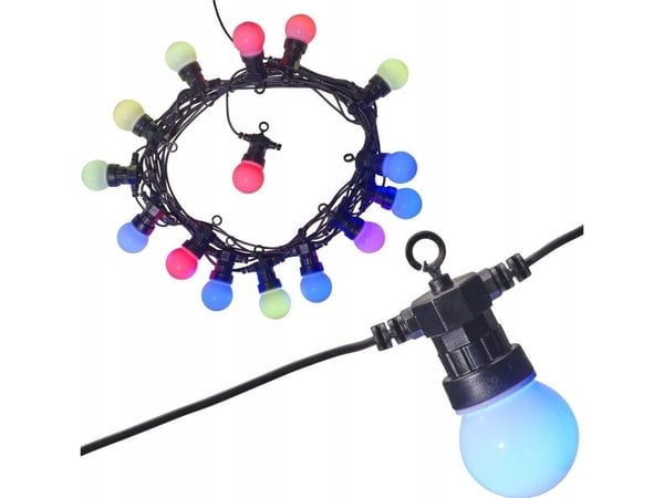 DENVER SLP-515 - Dekorasjonslampe - LED x 15 - RGB/hvitt lys
