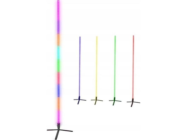 DENVER SCL-155 - Gulvlampe - LED - RGB-lys - stang