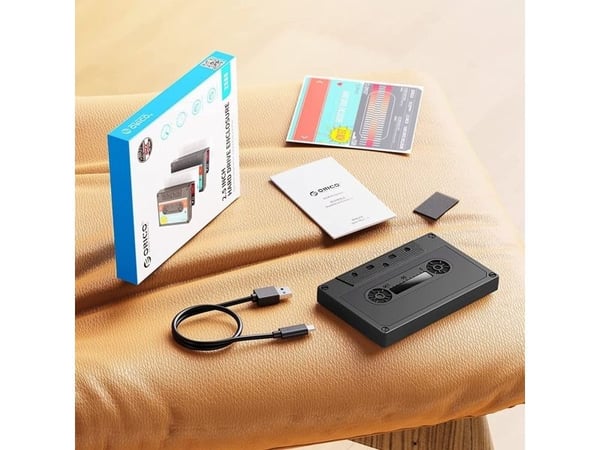 Orico SATA 2,5" USB-C 6Gbps-kapsling (2580C3-V1-BK-EP)