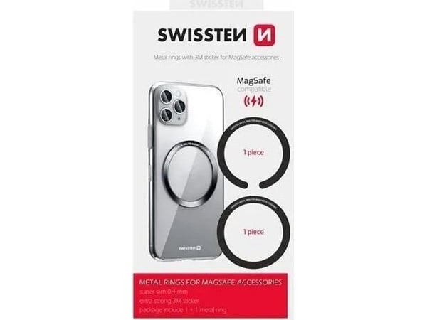 Swissten metallunderlägg för MagSafe-etuier - set