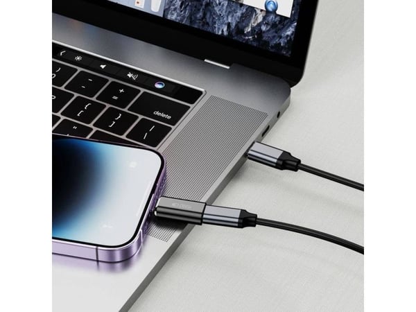 USB-adapter Tech-Protect USB-C til Lightning svart (THP1888)