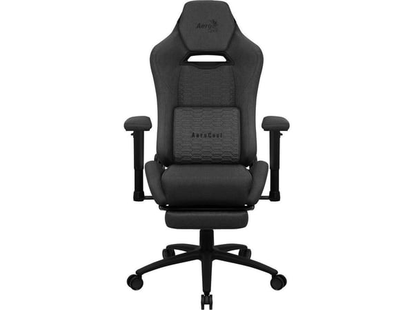 Aerocool Royal AeroWeave, Universal gaming-stol, 150 kg, Polstret Sete, Polstret Rygg, 125 kg, Sort