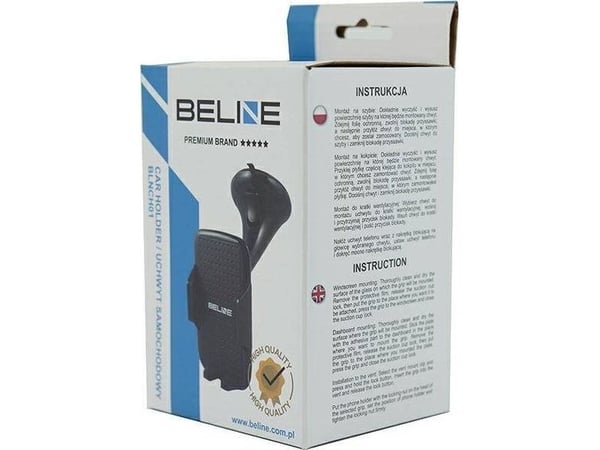 3-i-1 bilholder for frontrute/gitter/konsoll