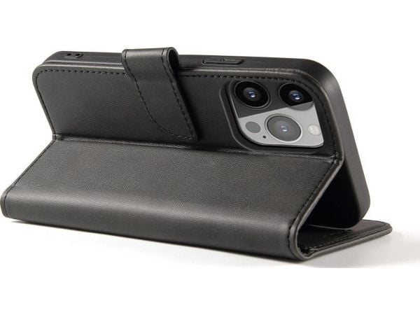 Magnetdeksel til Realme GT Neo 5 / Realme GT3 - flipdeksel med lommebok/stativ - svart