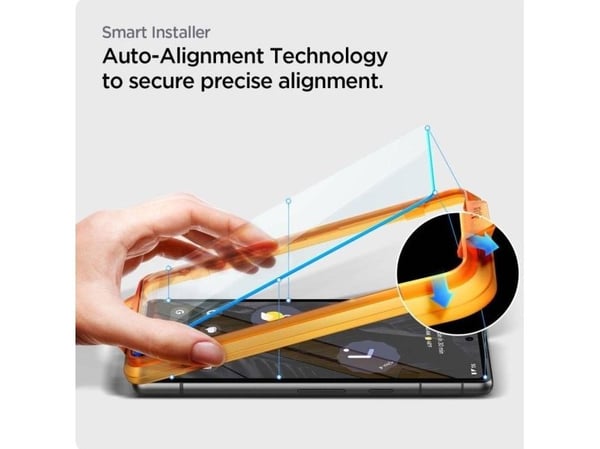 Spigen Glas.tR AlignMaster, Google, Pixel 7a Spigen kotelo, 1 stk, 1 kpl