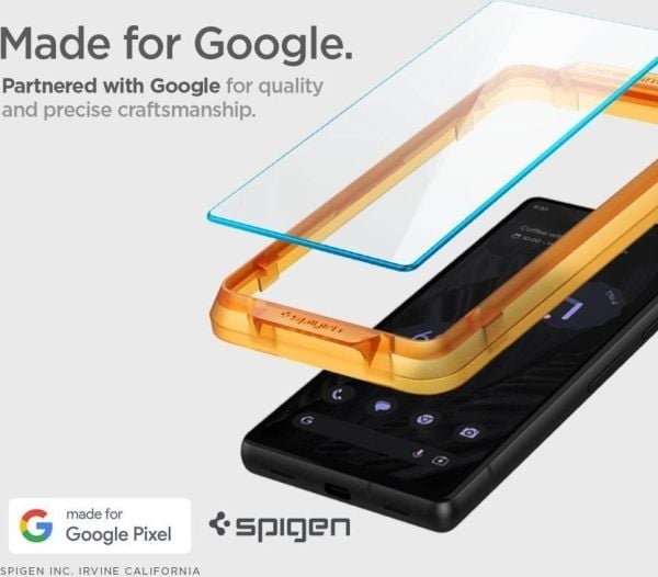 Spigen Glas.tR AlignMaster, Google, Pixel 7a Spigen kotelo, 1 stk, 1 kpl