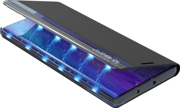 New Sleep Case for Xiaomi Redmi Note 12 Pro+ etui med flip-stand - blå