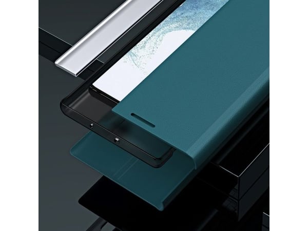 Sleep Case Pro-skal till Xiaomi Redmi Note 12 Pro+ med fällbart stativ - blå