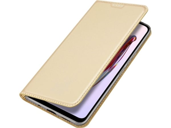 Dux Ducis Skin Pro-deksel for Xiaomi Redmi 11A / Poco C55 / Redmi 12C - gull flip-kortlomme med stativ
