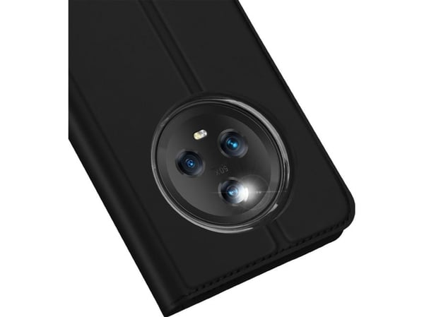 Dux Ducis Skin Pro-deksel til Honor Magic5 flip kortholder med stativ - svart