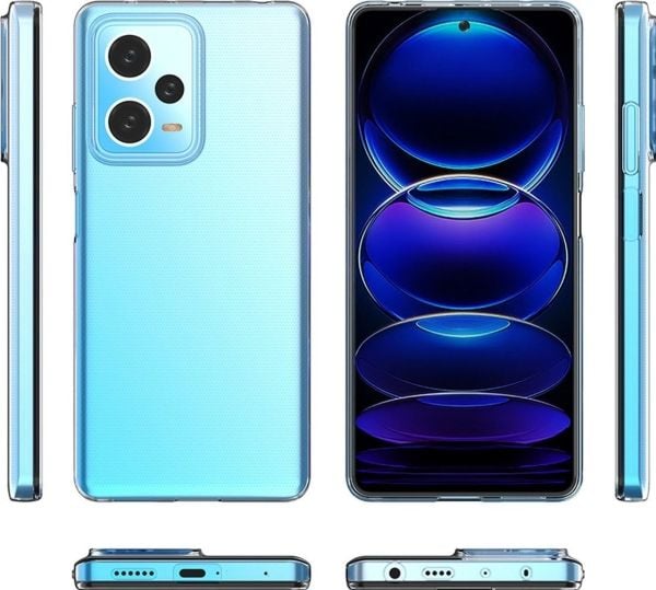 Hurtel ULTRA CLEAR 0,5MM DEKSLER FOR XIAOMI REDMI NOTE 12 PRO+ TYNT DEKSEL TRANSPARENT