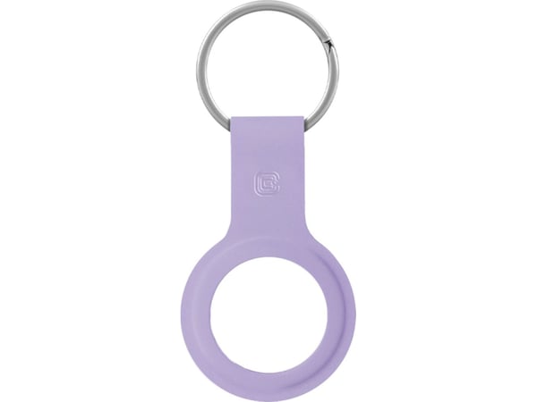 Crong Avaimenperä Silikoni Case avainrengas Apple AirTag (violetti)