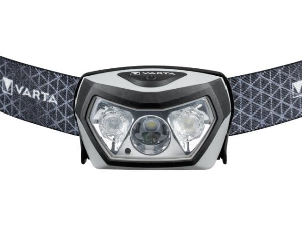 Varta 18650 101 401, Hodebåndslommelykt, Svart, Knapper, 2 m, IPX7, LED