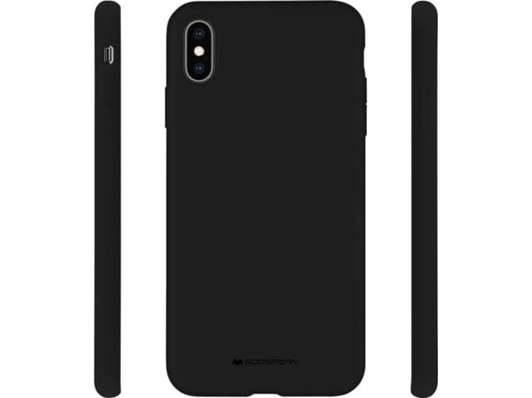 Mercury Silicone Samsung Galaxy S23 Ultra S918-etui til Samsung Galaxy S23 Ultra S918 i svart