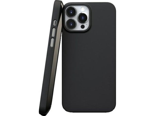 Nudient Thin V3 - Baksidedeksel for mobiltelefon - MagSafe-samsvar - hard polykarbonat - blekksvart - for Apple iPhone 13 Pro Max