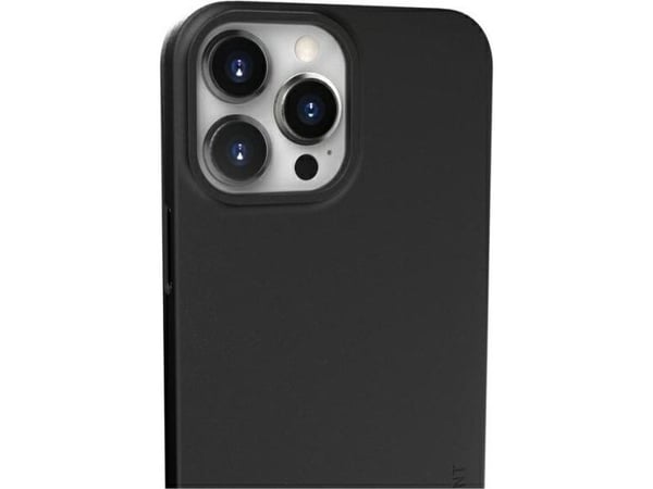 Nudient Thin V3 - Baksidedeksel for mobiltelefon - MagSafe-samsvar - hard polykarbonat - blekksvart - for Apple iPhone 13 Pro Max