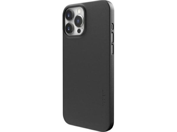 Nudient Thin V3 - Baksidedeksel for mobiltelefon - MagSafe-samsvar - hard polykarbonat - blekksvart - for Apple iPhone 13 Pro Max