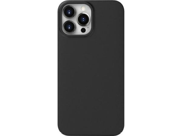 Nudient Thin V3 - Baksidedeksel for mobiltelefon - MagSafe-samsvar - hard polykarbonat - blekksvart - for Apple iPhone 13 Pro Max