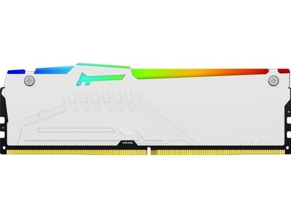 Kingston FURY Beast RGB - DDR5 - sett - 64 GB: 2 x 32 GB - DIMM 288-pin - 6000 MT/s / PC5-48000 - CL36 - 1.35 V - ikke-bufret - on-die ECC - hvit