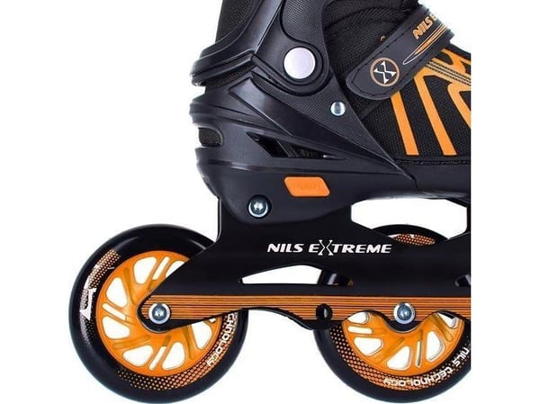 Nils Extreme NA18812A hurtigjusterbare rulleskøyter, oransje str. 29-33