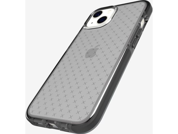 Tech21 Evo Check, Suojus, Apple, iPhone 13, 15,5 cm (6.1"), Musta, Läpinäkyvä