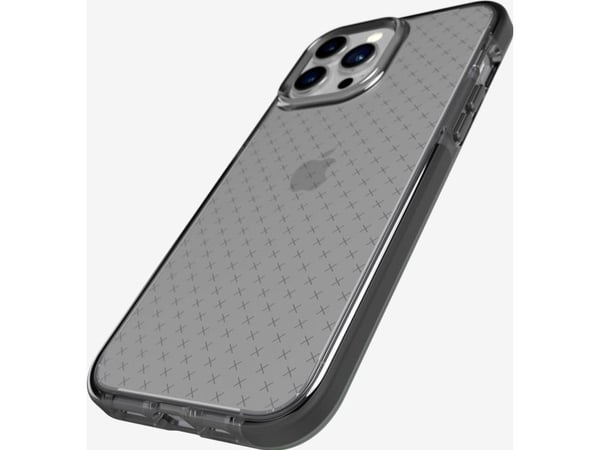 Tech21 Evo Check, Etui, Apple, iPhone 13 Pro Max, 17 cm (6.7"), Svart, Gjennomsiktig