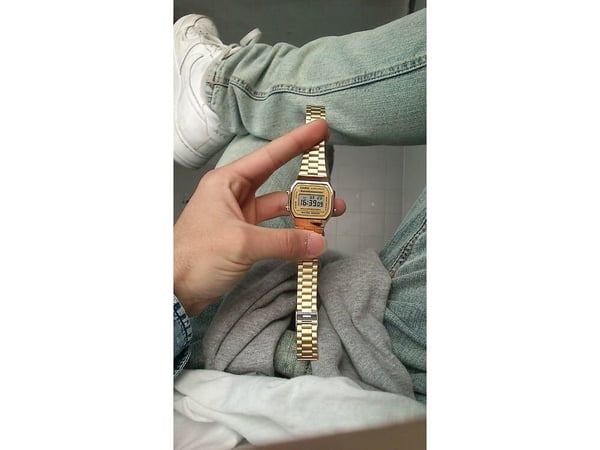 Zegarek Casio ZEGAREK MĘSKI CASIO A168WG-9W (zd088b) - KLASYKA