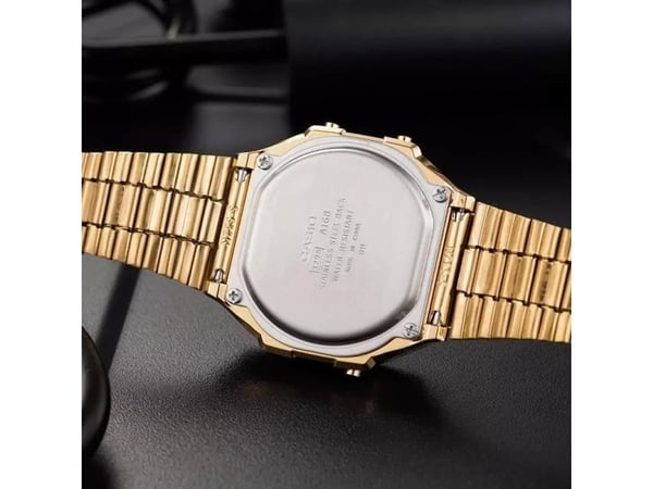Zegarek Casio ZEGAREK MĘSKI CASIO A168WG-9W (zd088b) - KLASYKA
