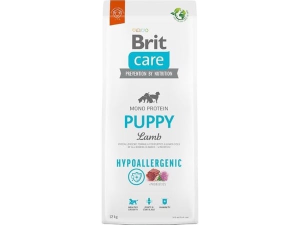Brit Care Dog Hypoallergenic Puppy, Lamb, 12 kg