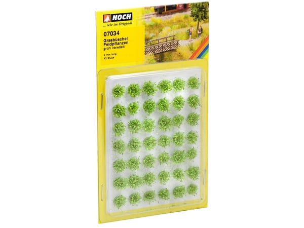 NOCH Field Plants, H0 (1:87)/TT (1:120), Grønn, 42 stykker