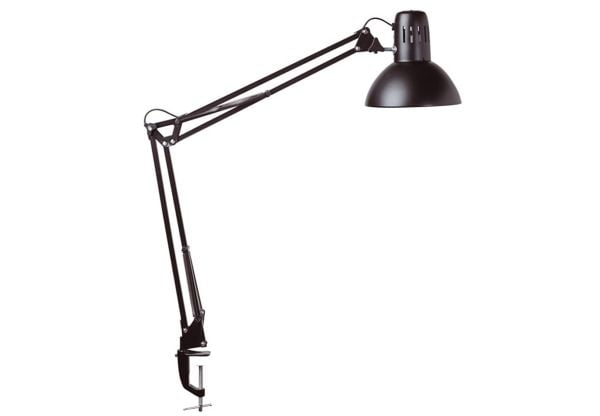 LED desk lamp study desk clamp, black