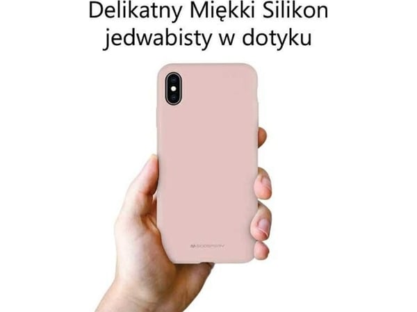 Default Brand Mercury Silikonetui til Samsung S23+ S916 rosa-sand/rosa sand