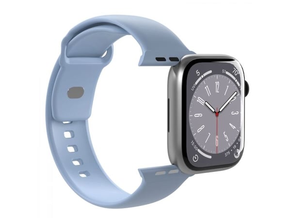 Puro ICON - Klokkestropp for smart armbåndsur - størrelse S/M og M/L - pulverblå - for Apple Watch Hermès Series 12, SE 3, Series 10, Series 11, Se...
