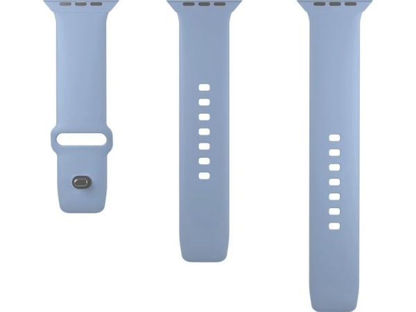 Puro ICON - Klokkestropp for smart armbåndsur - størrelse S/M og M/L - pulverblå - for Apple Watch Hermès Series 12, SE 3, Series 10, Series 11, Se...