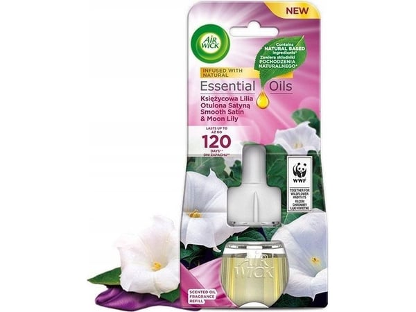 Air Wick elektrisk duftbeholder månelilje satin 19 ml