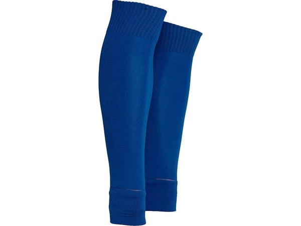 Proskary fotball sleeves/benbeskyttere blå/royal blue for voksne 155–195 cm