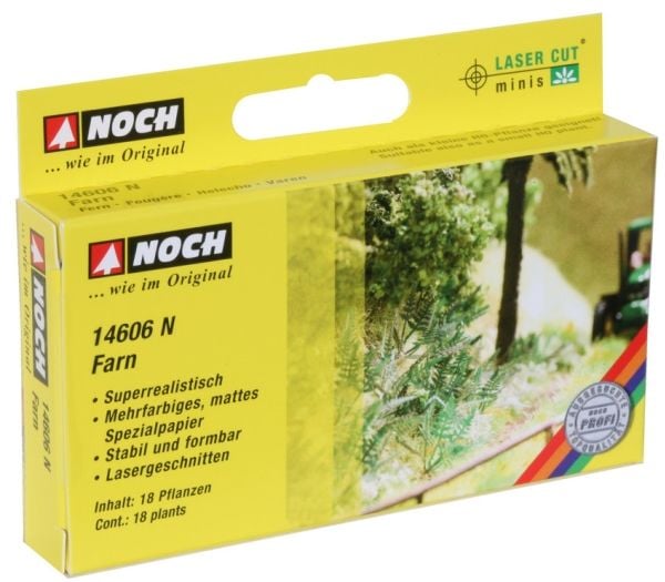 NOCH 14606, Landskap, Alle merker, 18 stykker, Model Railways Parts & Accessories