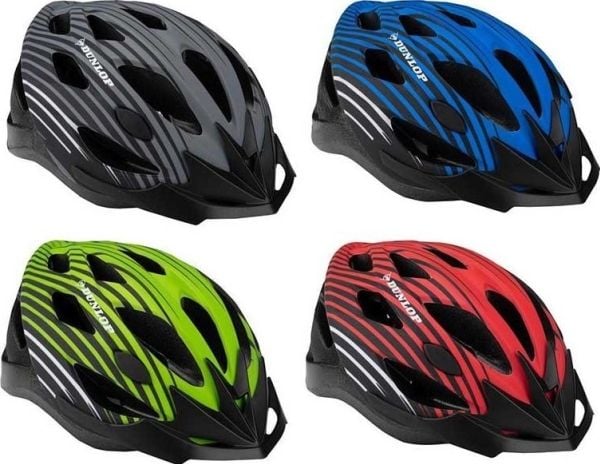 Dunlop MTB-cykelhjälm stl. L (röd)