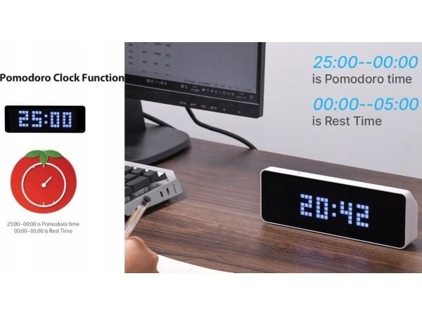 Ulanzi sääasema WiFi PIXEL-kello TC001