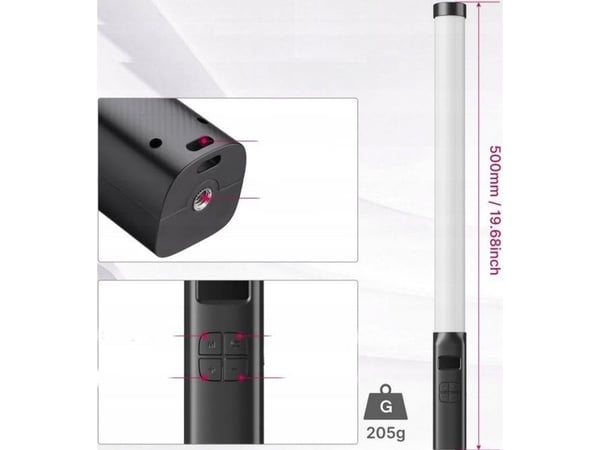 Ulanzi VL119 LED RGB studi lampe diodetube