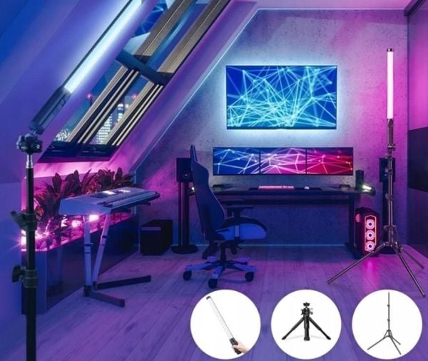 Ulanzi-studiolamppu LED-valoputkilamppu Ulanzi VL119 RGB 2600 mAh