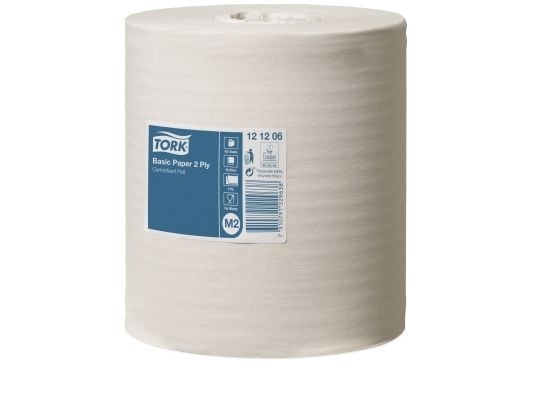 Pyyhepaperi Tork® M2 Basic Centerfeed, 2-kerroksinen - (6 rullaa laatikossa)