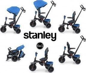 Milly Mally trehjulssykkel Stanley Rubber Granat/svart