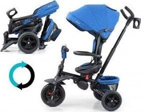 Milly Mally trehjulssykkel Stanley Rubber Granat/svart