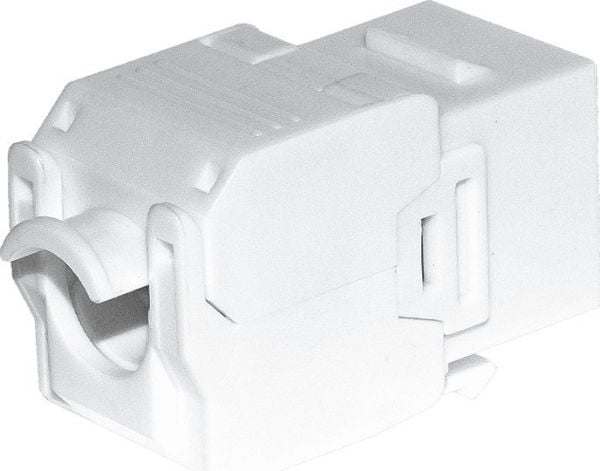 NetRack keystone-moduuli RJ45 kate 5e UTP, työkaluton Netrack, valkoinen
