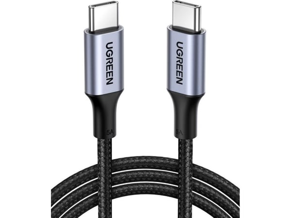USB-kabel Ugreen USB-C till USB-C 1 m svart 70427B