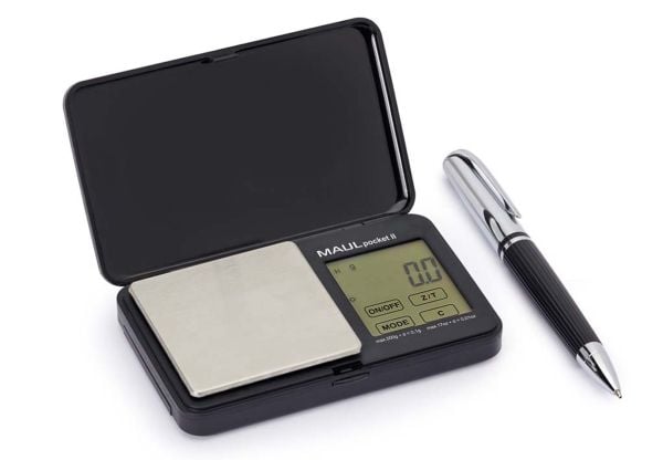 Maul 1611590 Taschenwaage MAULpocket II, 500 g taskuvaaka Punnitusalue 500 g Paristokäyttöinen Musta