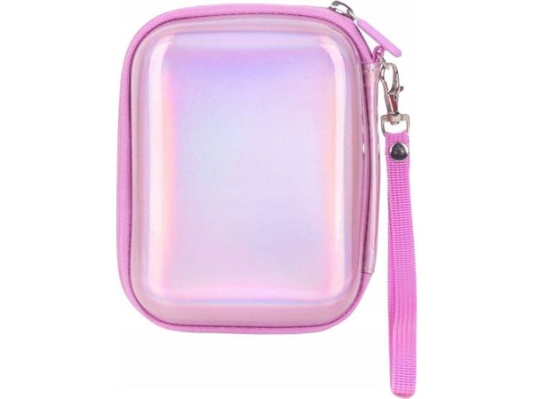 Etui/cover LoveInstant til Instax Mini Evo / Mini Liplay / Mini Link - rosa - glitrende